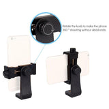 Phone Holder Vertical/Horizontal Bracket & 360 Degree Rotating.